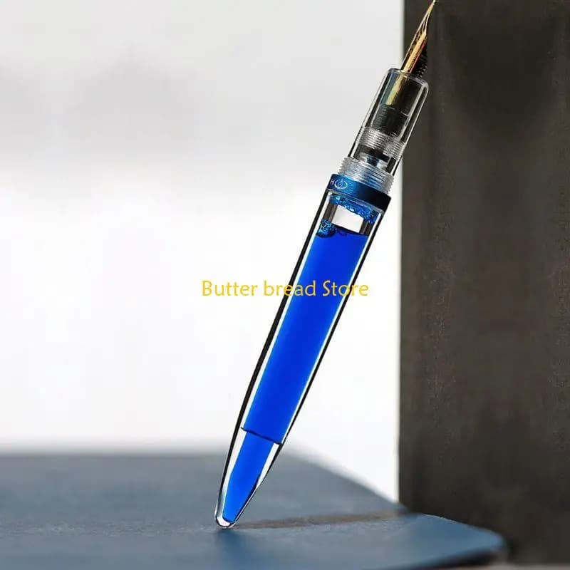 W89C Beginner Calligraphy Pen One-piece for Iridium Nib Transparent Pen Body for