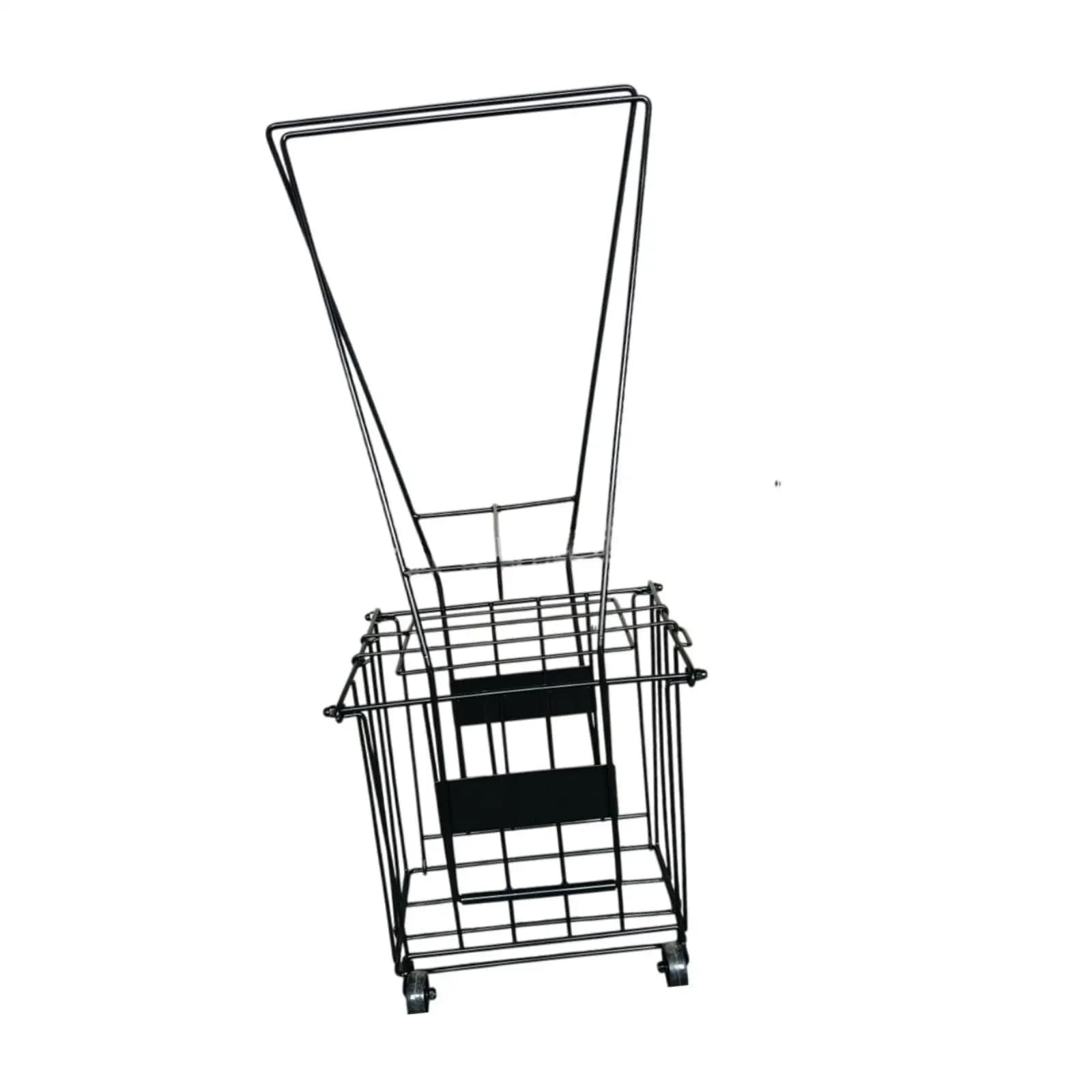 Basket for Iron Tennis Balls Resistant with Wheels, Collectables Practical for Bag Tennis Racks and Training Equipment