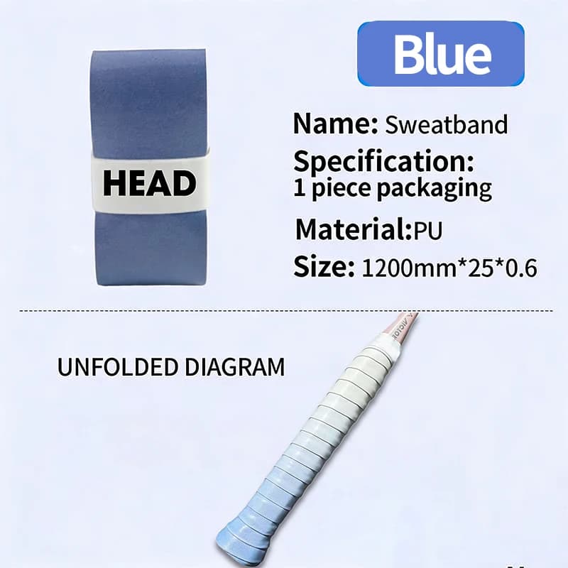 Overgrip per Racchetta da Tennis HEAD, Fascia Assorbente per Impugnatura, Grip in PU per Racchetta da Badminton, Nastro Antiscivolo per Tennis, Impugnatura per Racchetta da Padel
