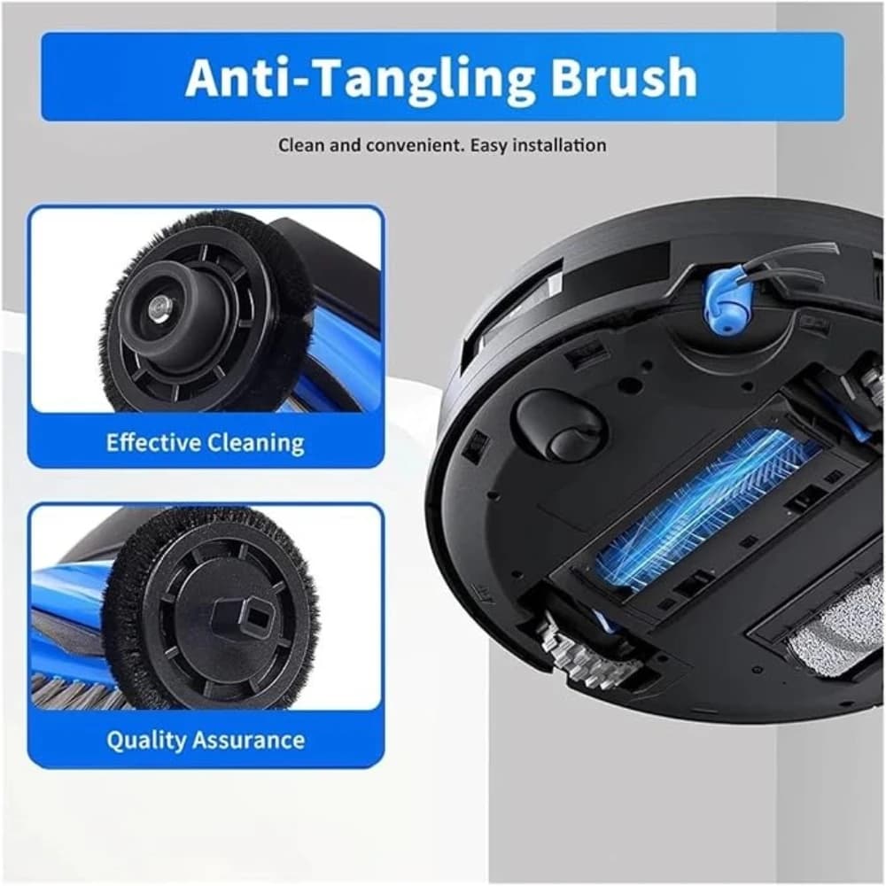 Main Brush Used For Ecovacs Deebot X9 Pro Omni /X9 /X11 PRO Omni/X11 /T80S Pro /T80S /T50 MAX Robot Vacuum Cleaner, Brush Cover