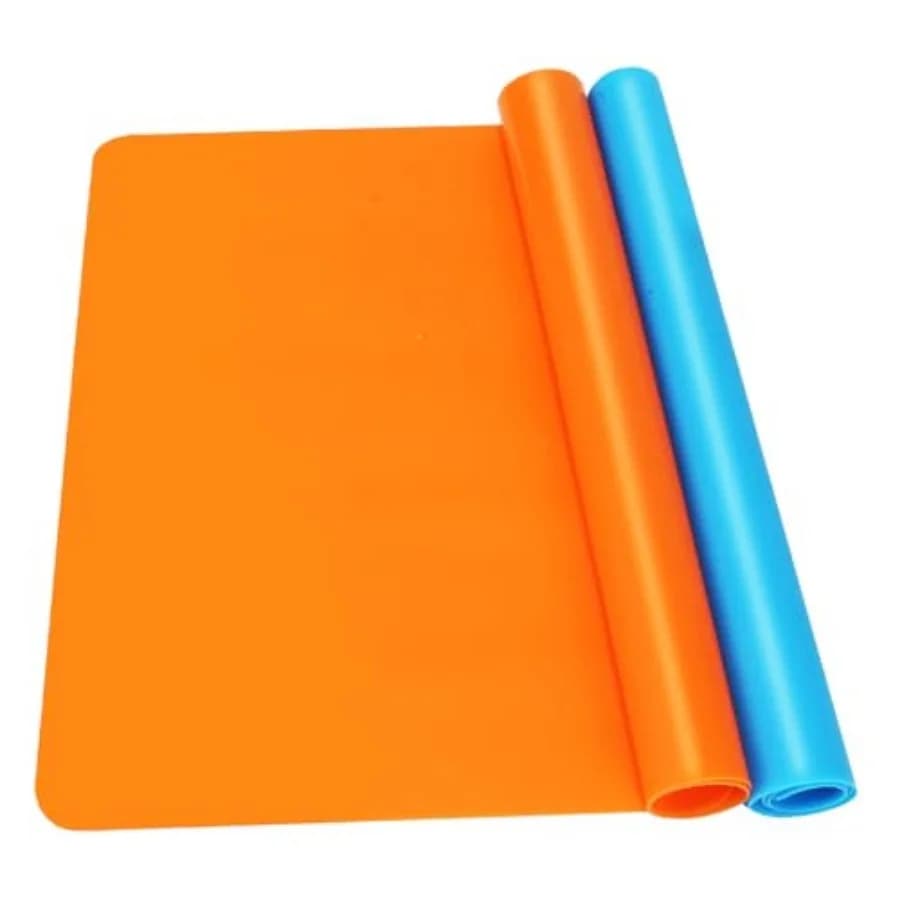 2Pack Silicone Mats, Premium Silicone Mat for Crafts, 15.7 "x11.8" Playdough Mat, Silicone Sheet for Crafts, Liquid, Resin Jewe
