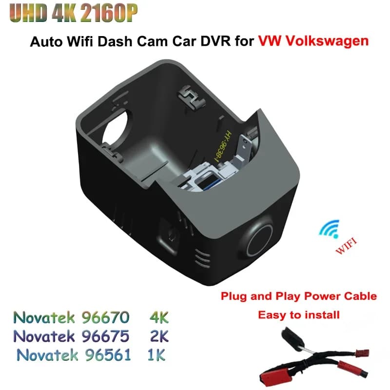 Ultra HD 2160P 4K DVR for car Video dedicated 2K WIFI 24H Dash Cam for VW Volkswagen Tharu 2023 2024 2025 Driving recorder