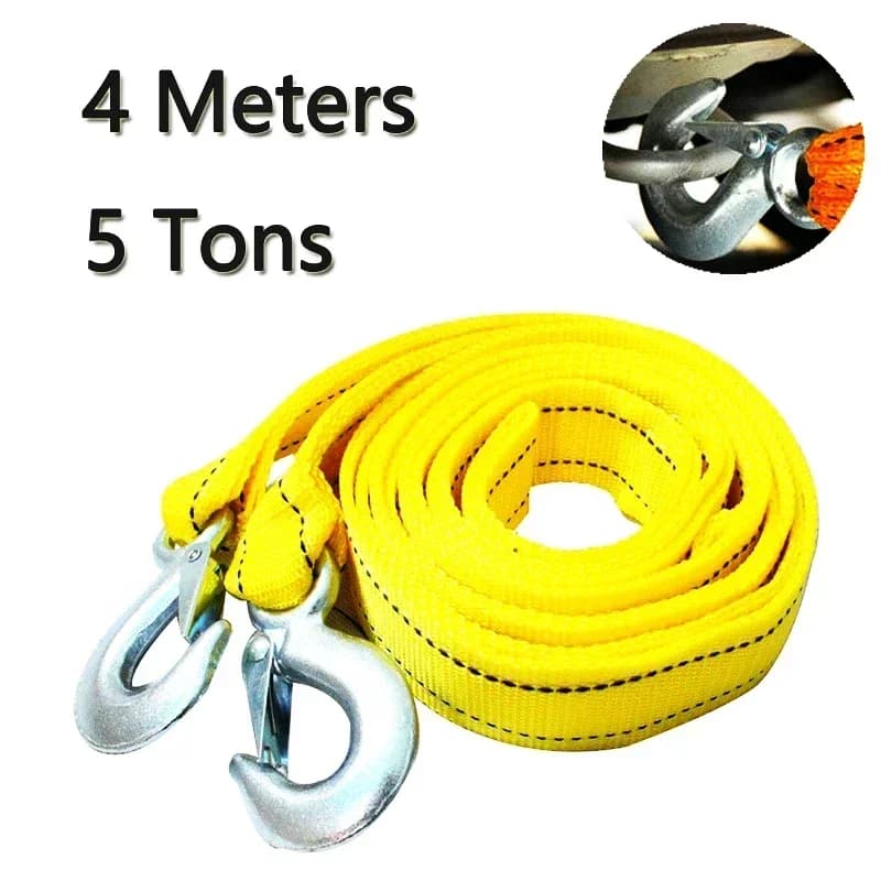 1 pcs 3 m/4 m tow cable for car durable 3 ton/5 ton rope for towing rope for towing hooks for belt truck road recovery car accessories