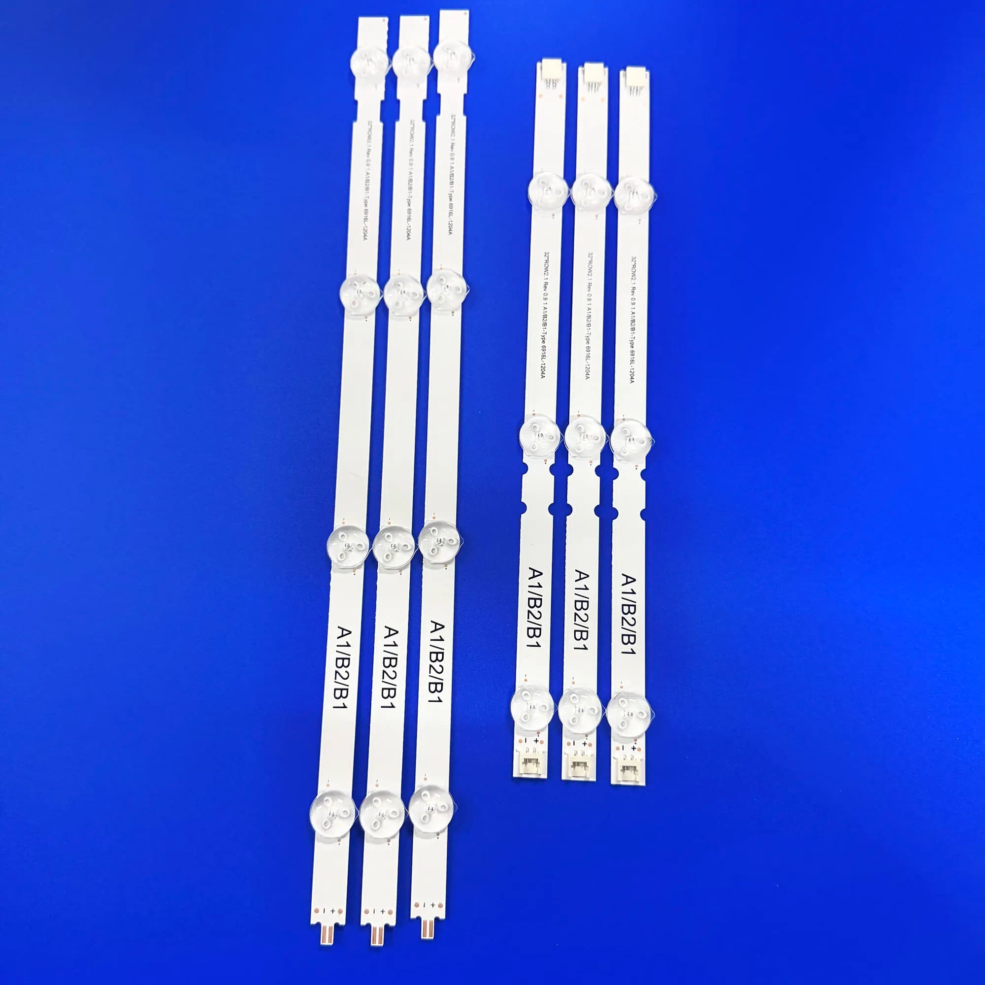 Striscia LED per retroilluminazione TV da 6/30 pezzi per 7LED 32LN541V 32LN540V 6916L-1437A 6916L-1438A 32LB530U 6916L-1204A 32" ROW2.1 REV 0.9
