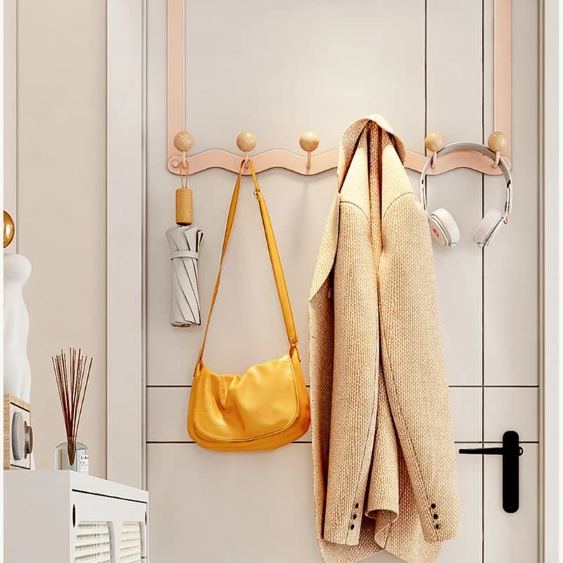 Clothes rack over door Simple installation to arrange clothing accessories HX6C