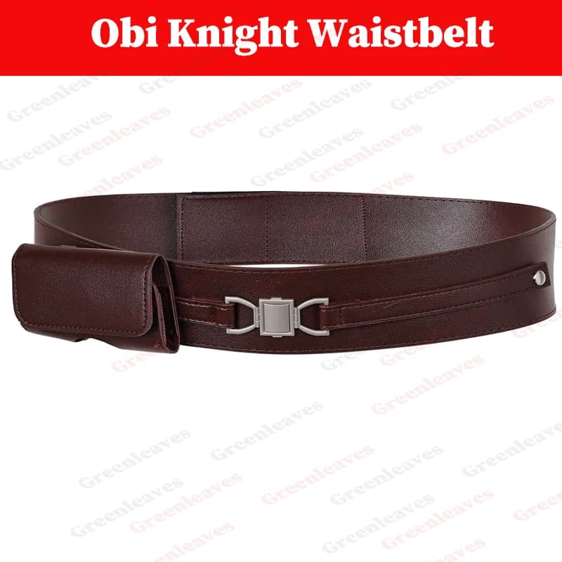 Obi Role Wan Belt Waist Belt Cosplay Knight TV Anakin Role Game Fantasy Belt Film Space Battle Halloween Coat Belt