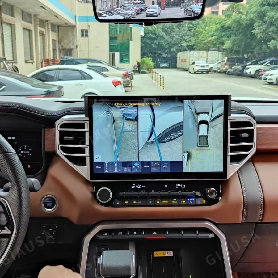 Schermo Touch da 14.6'' Android 13 per Toyota Tundra Sequoia 2020-2025, Autoradio con GPS, Navigazione, Carplay, DSP, BT, Lettore 4G