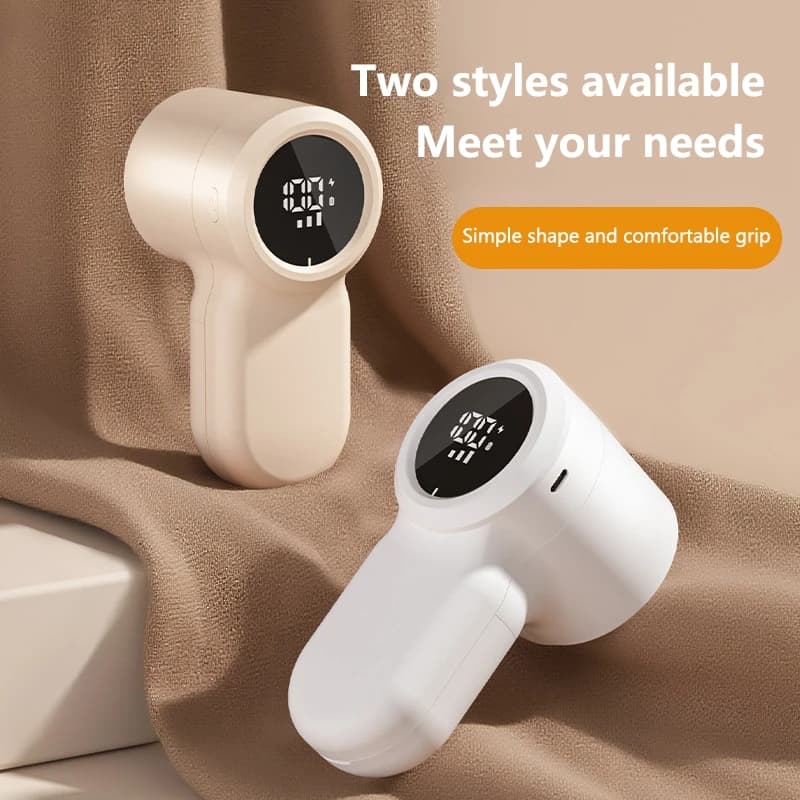 Electric Lint Remover Fabric Shaver Clothes Pilling Remover Sweater Trimmer Portable USB Rechargeable Digital Display Household