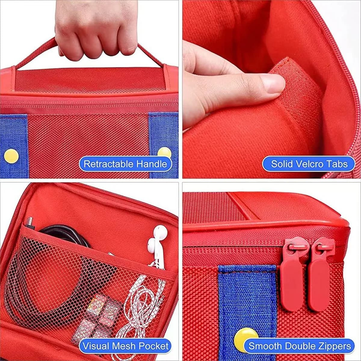 A53TT Per Nintendo Switch 2 Custodia grande Accessori Borsa da trasporto rigida per Switch 2 Custodia in EVA B