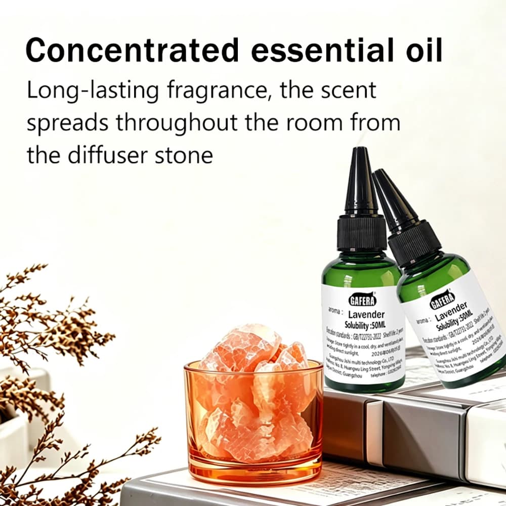 GAFERA 50ml (1.69 fl.oz) Hilton Essential Oils, For Aroma Stone, Diffuser Wood Car Air Conditioner Vent Fragrance Refill Liquid,
