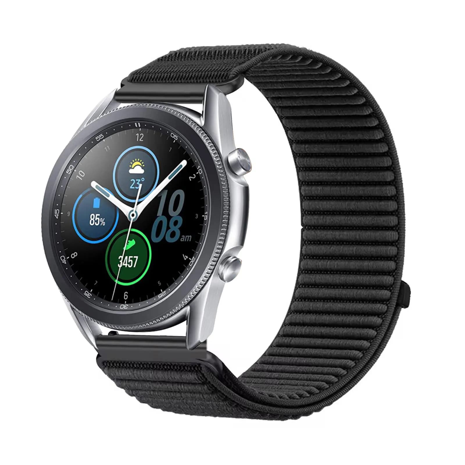 Cinturini in nylon per cinturino Samsung Galaxy Watch 3 da 41 mm, cinturino in nylon elastico con velcro morbido