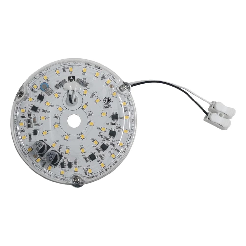 Pannello LED per Plafoniera 220V-240V, Modulo LED Sostitutivo 3000-6500K, Anello Luminoso Rotondo Dimmerabile, Sorgente Luminosa a LED per Retrofit