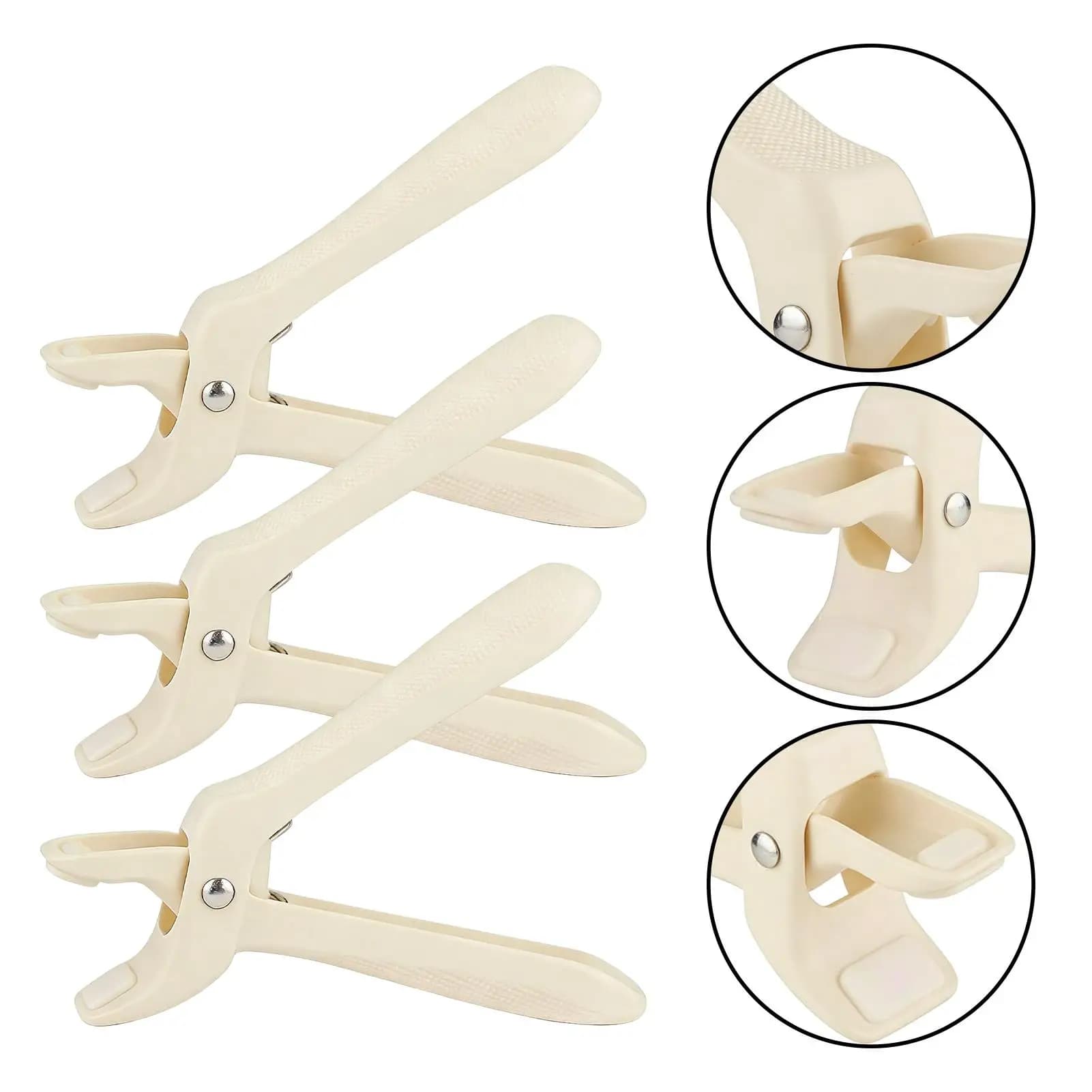 Hot plates, 3 pieces, ergonomic, non-slip, for kitchen, microwave, oven, air fryer