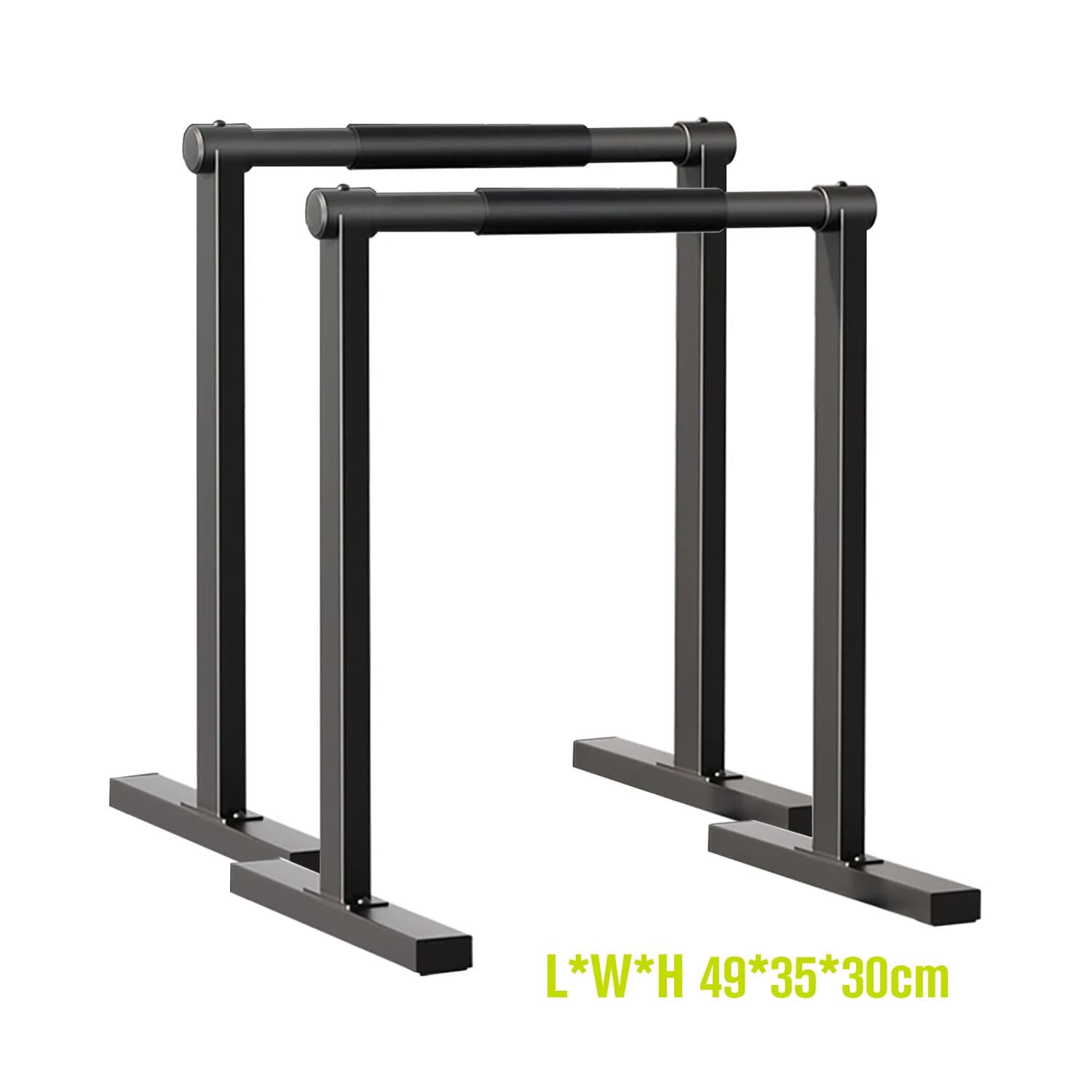 Steel Parallette for Home Gym Fitness Equipment Traction Bar Set Steel Parallel Scale for Training