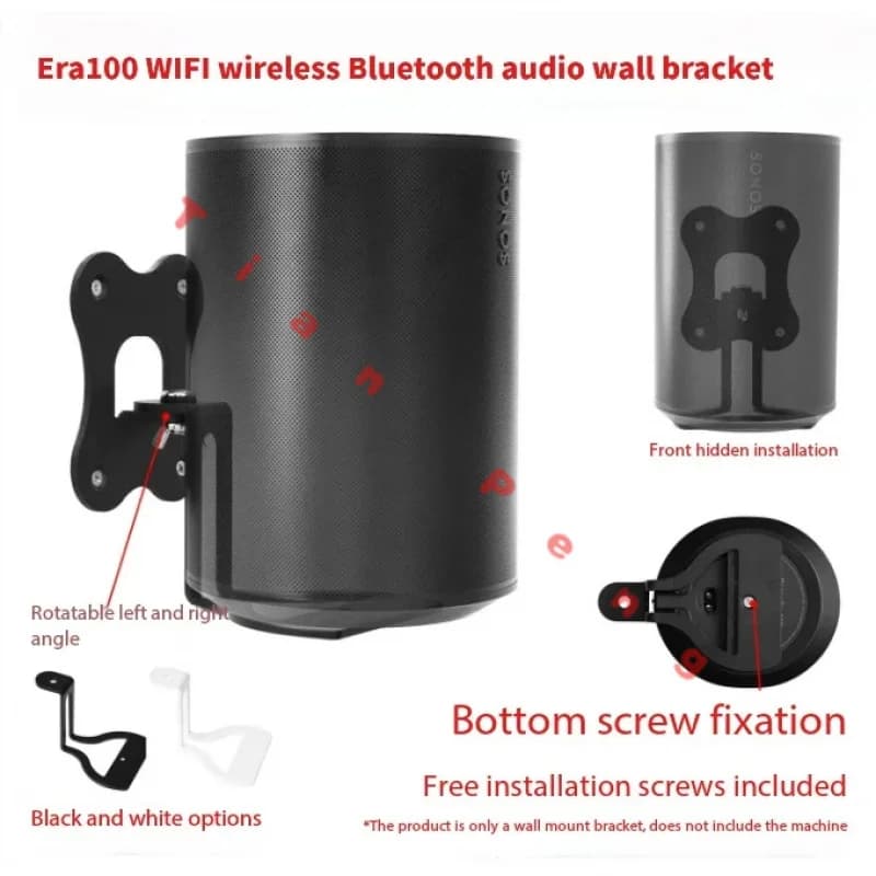 Nuovissimo supporto da parete per altoparlante Bluetooth WiFi Sonos Era 100