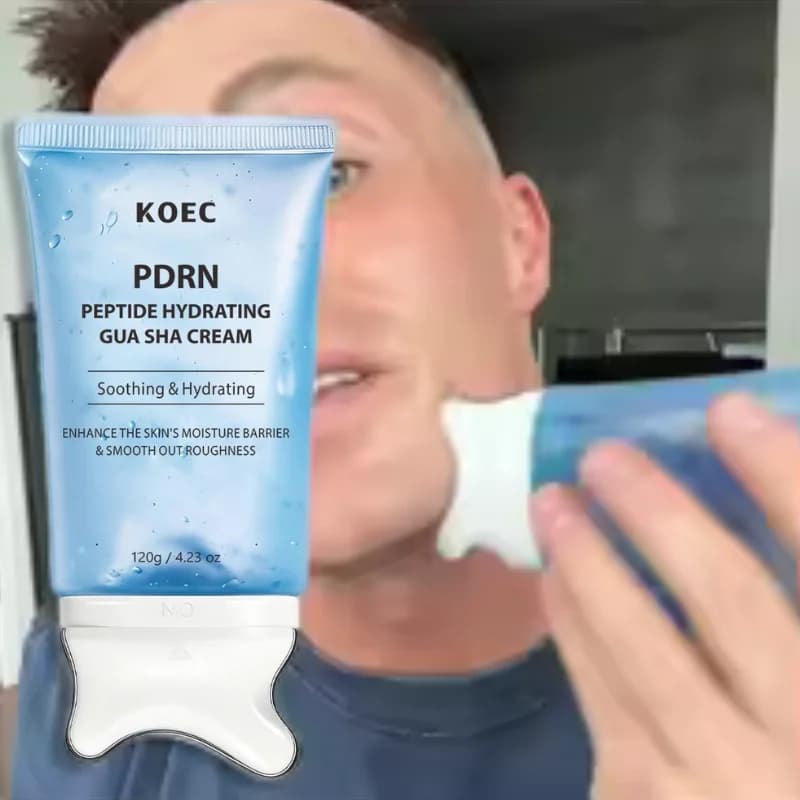 KOEC PDRN Retinol Collagen Neck Care Scraping Cream Refreshing Non-sticky Firming Lifting Smoothing Fine Lines Facial Care