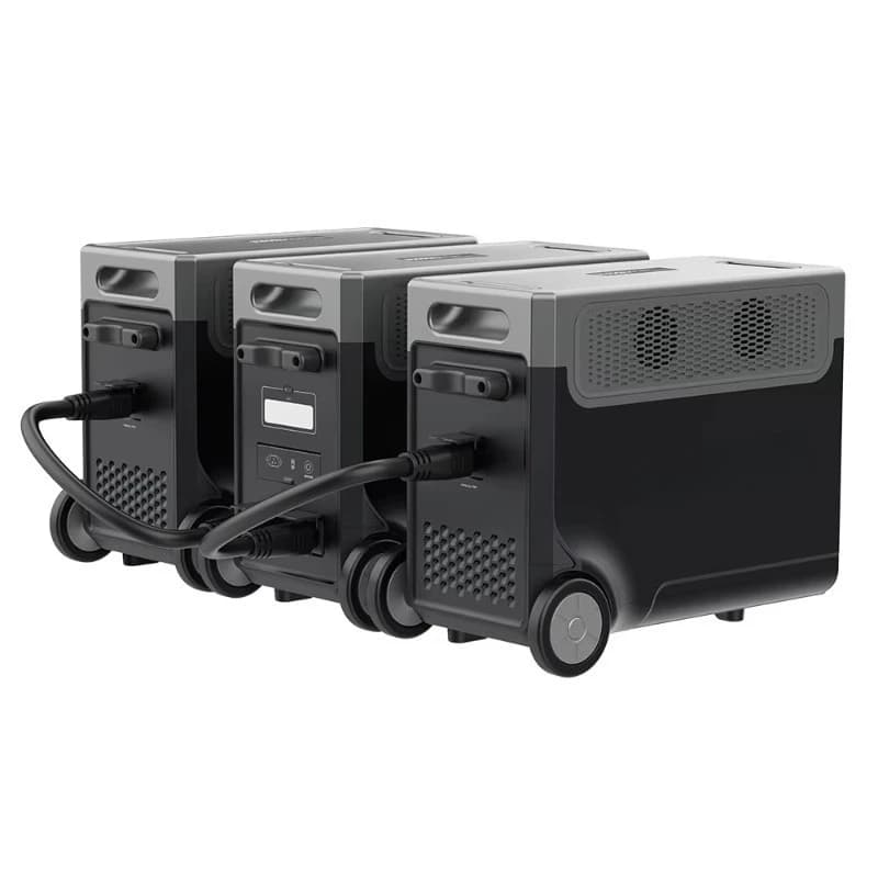 Stazione di Emergenza Domestica ad Alta Potenza, Ricaricabile con Pannello Solare, Generatore Solare Portatile, Power Station Lifepo4