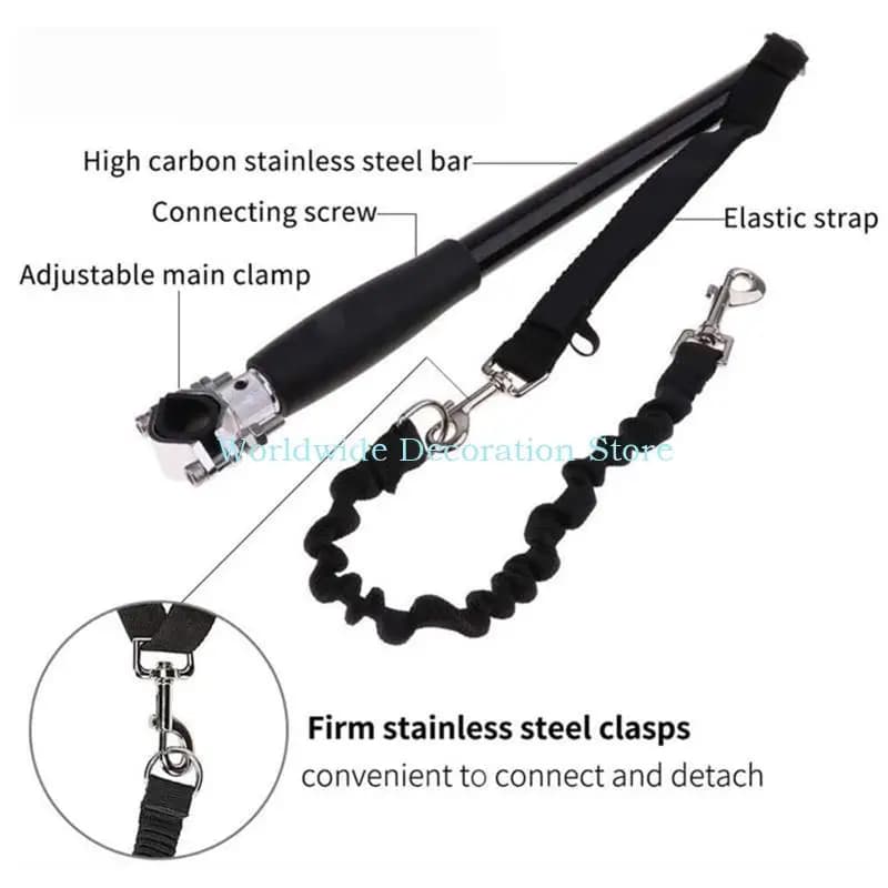 Q39B Dog Bike Attachment Leash Mano a mano Dog Exerciser per addestramento