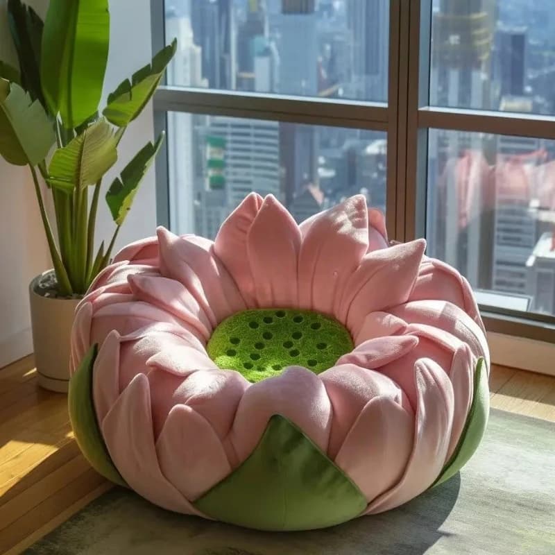 Divano pigro X-S, rosa, per sdraiarsi e dormire, per balcone o camera da letto, poltrona a sacco