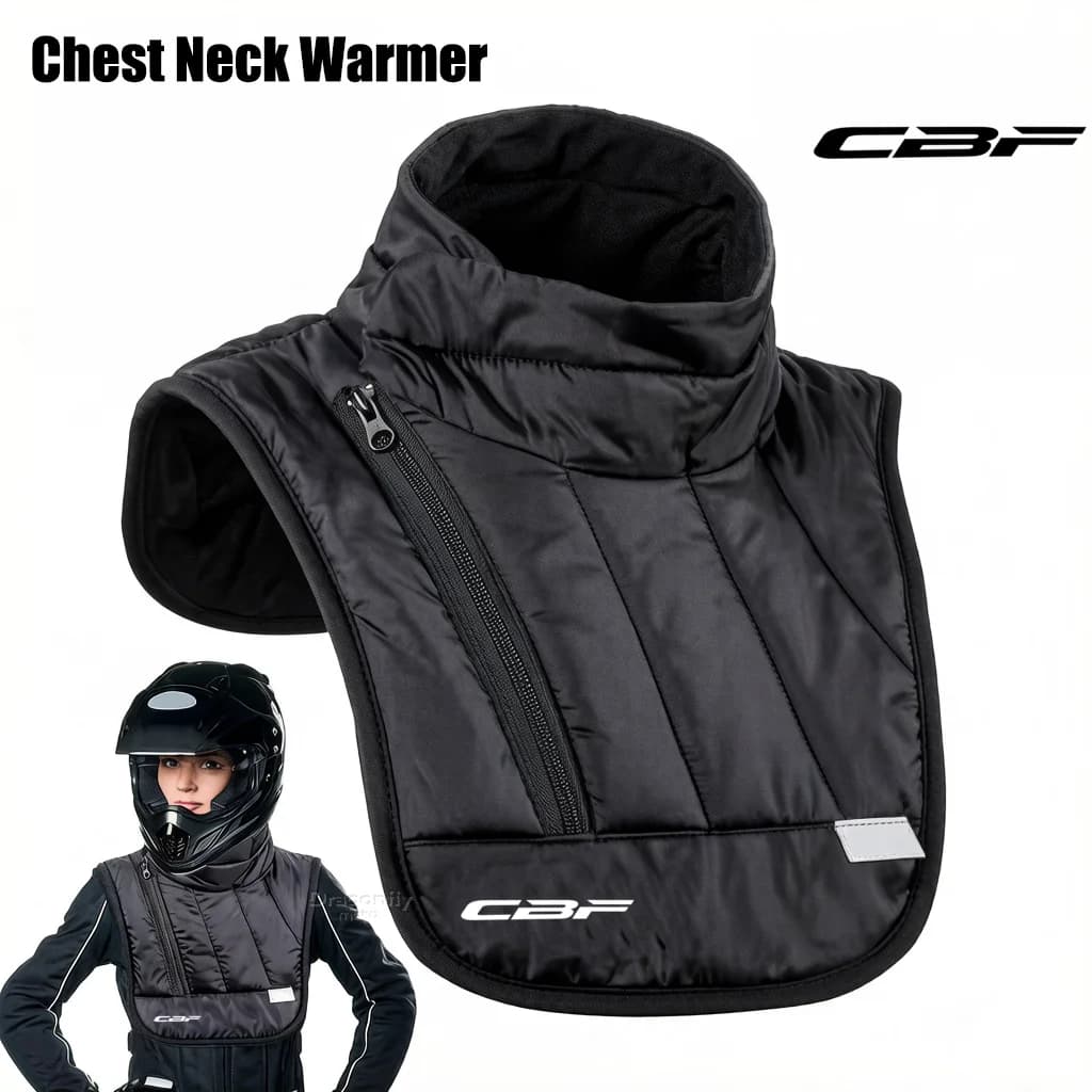 Sciarpa invernale per il collo, per Honda CBF CBF125 CBF190R CBF500 CBF 600 1000, protezione per il petto e il collo per motociclisti, antivento