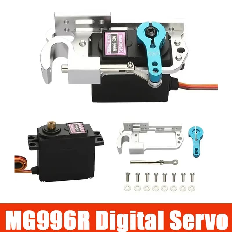 Servo Digitale MG996R da 15KG con Ingranaggi in Metallo, Motore ad Alta Coppia per Arduino, Auto RC, Robot, Elicottero, Barca, Camion, Crawler, Accessori Fai-da-Te