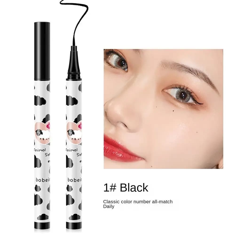 Fashion Black Brown Quick Dry Liquid Eyeliner Long-lasting Makeup Tool Smooth Eyeliner Waterproof Eyeliner Pencil Students