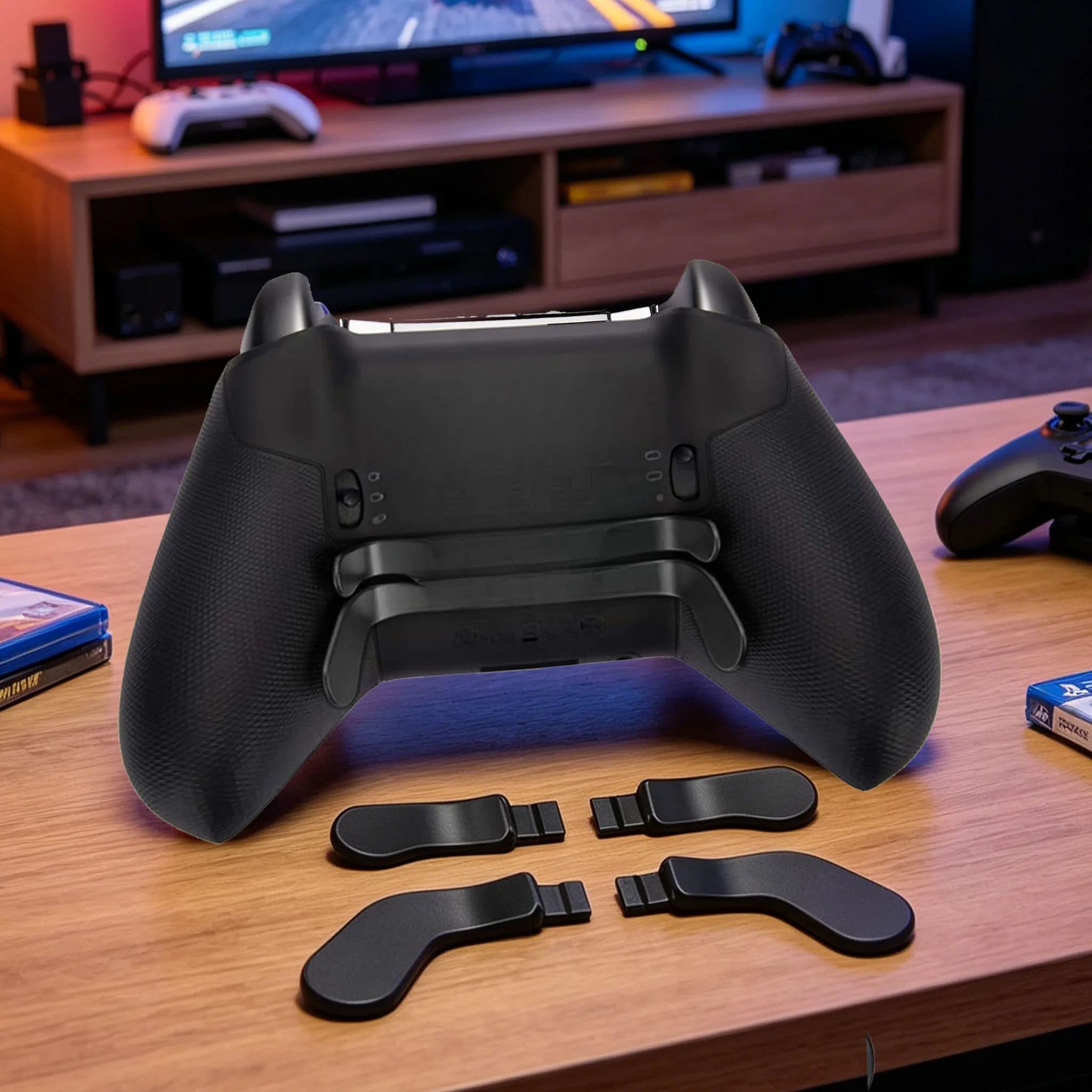 2 Coppie di Leve a Paletta per Controller Xbox One Elite Series 2, Accessori di Ricambio con Impugnatura in Lega di Alluminio