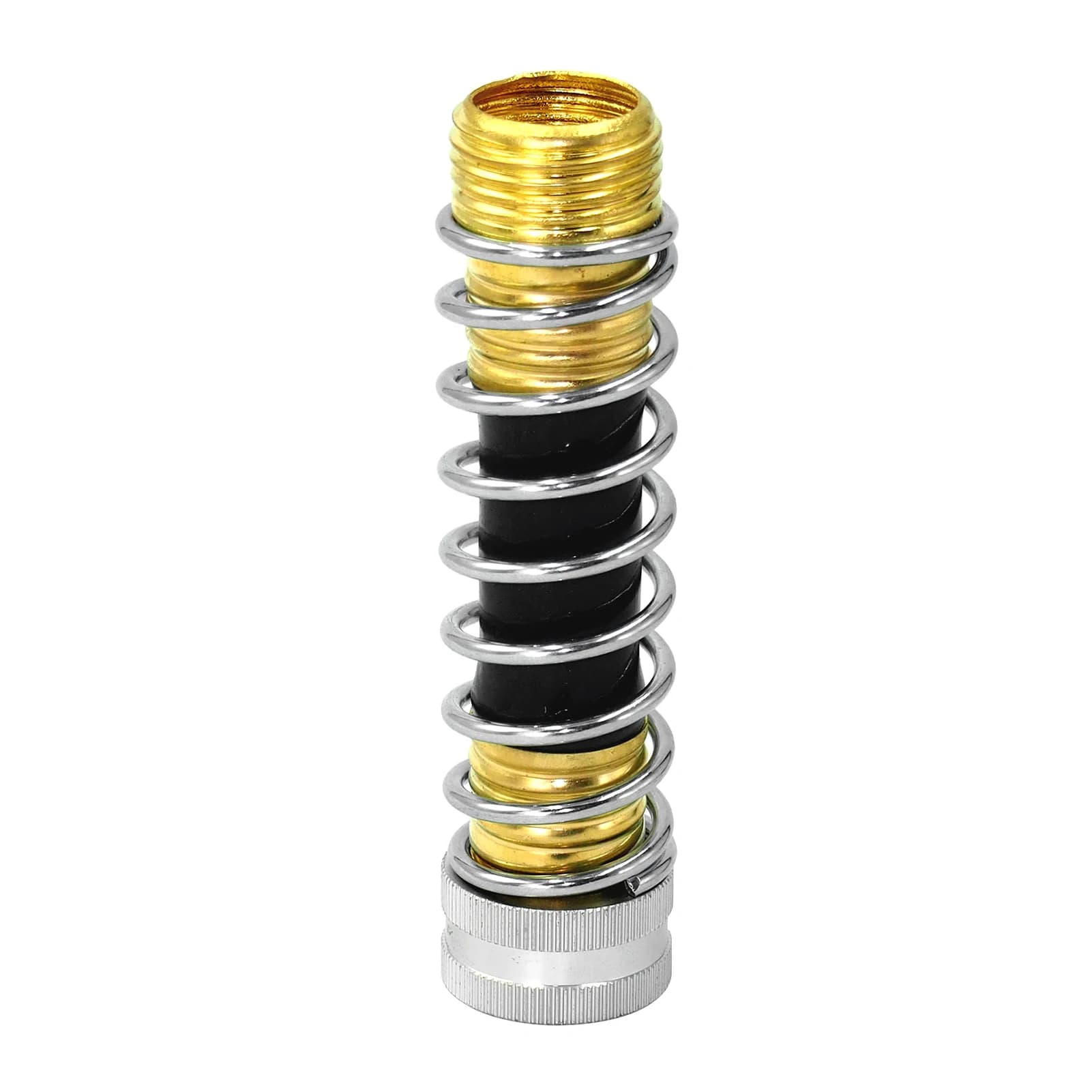 Adattatore di Prolunga per Tubo da Giardino con Molla a Spirale, Protezione Anti-Piega per Tubi da 3/4 Pollici, per Irrigazione di Giardini, Prati, Agricoltura e Lavaggio Auto
