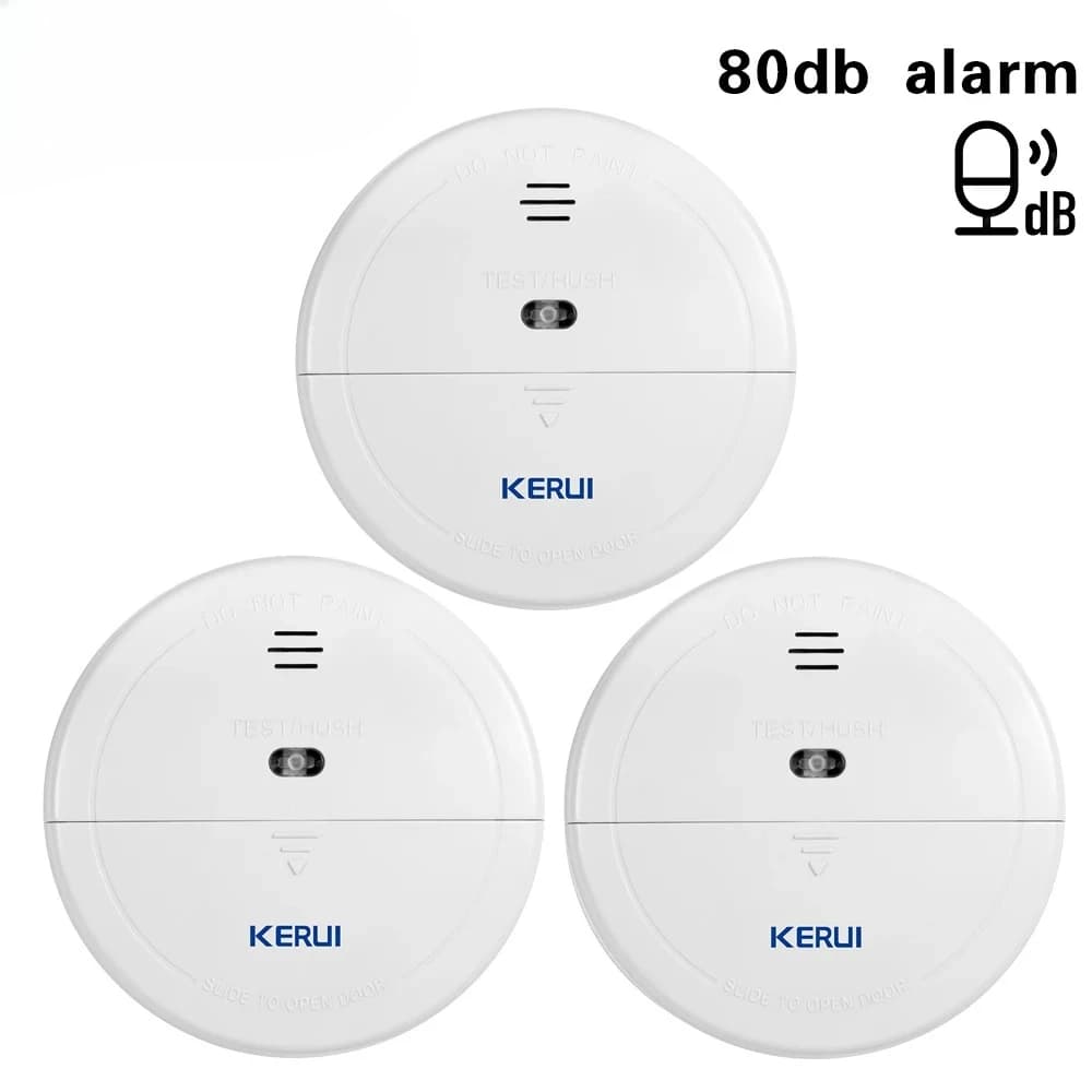 Rilevatore di fumo intelligente Sensore di allarme antincendio 433 MHz per sistema di sicurezza WiFi GSM 4G Il telecomando APP Tuya funziona con Alexa