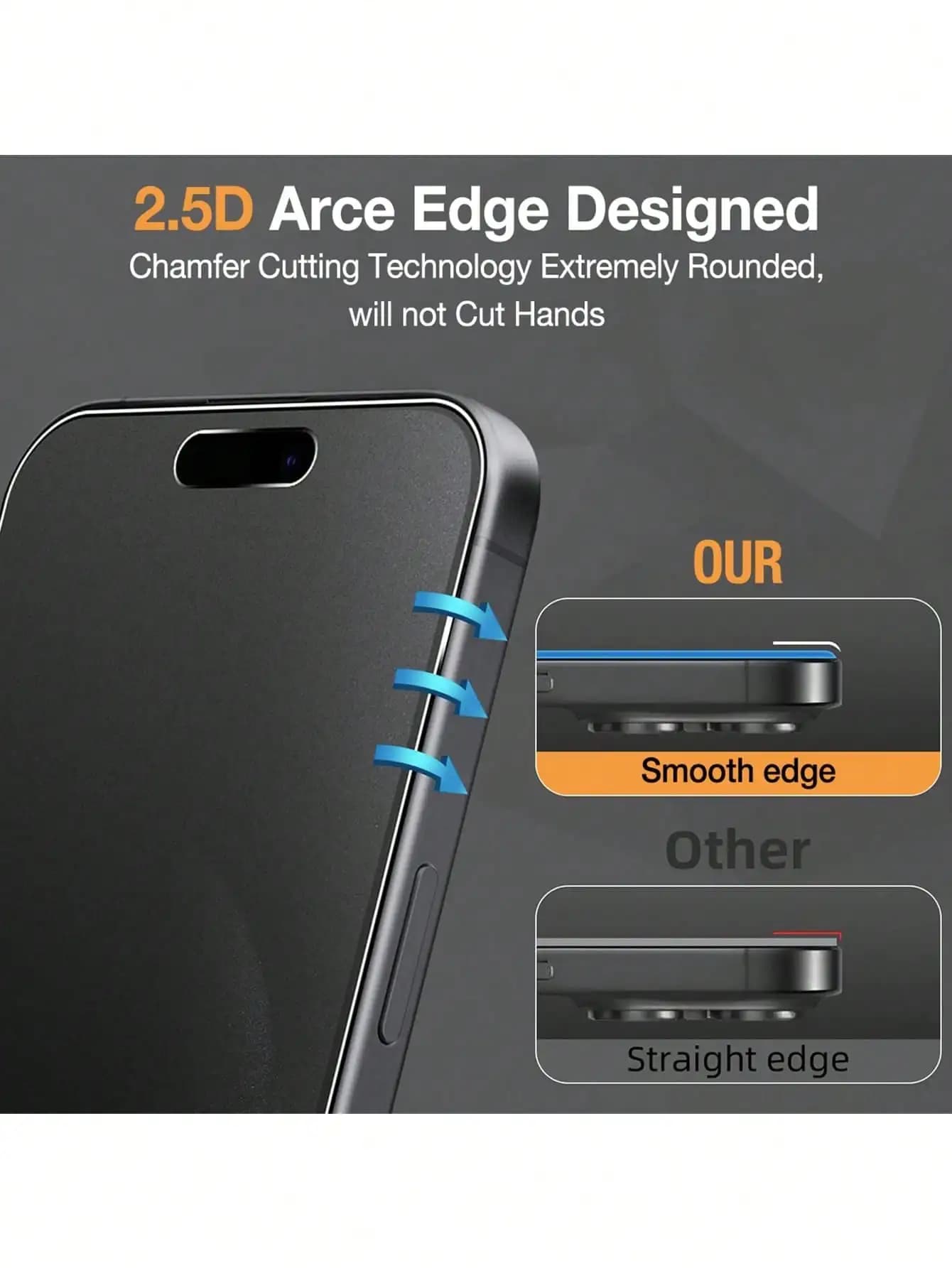 3 Pcs Matte Anti-Peeping Screen Protector Compatible With IPhone 17 Pro Max