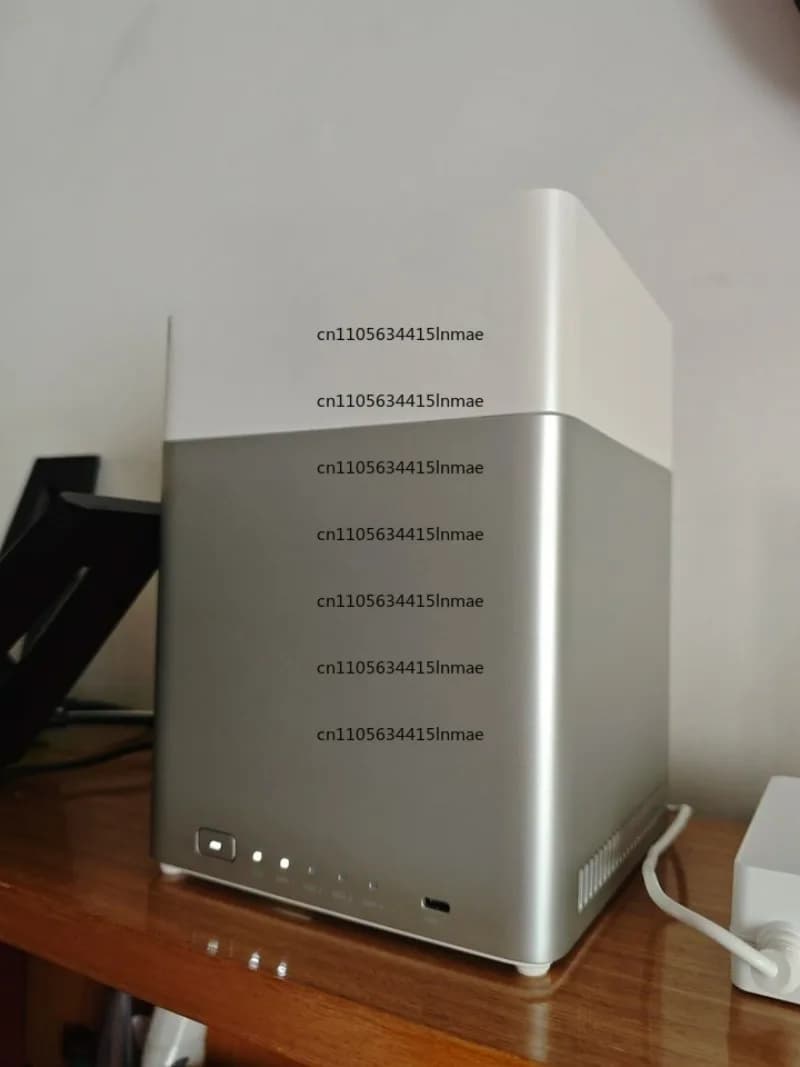 Smart Photo Album Network Storage Personal 4-Bay Desktop NAS Server, 120TB Max Capacity (Diskless), 8GB RAM, Remote Access &