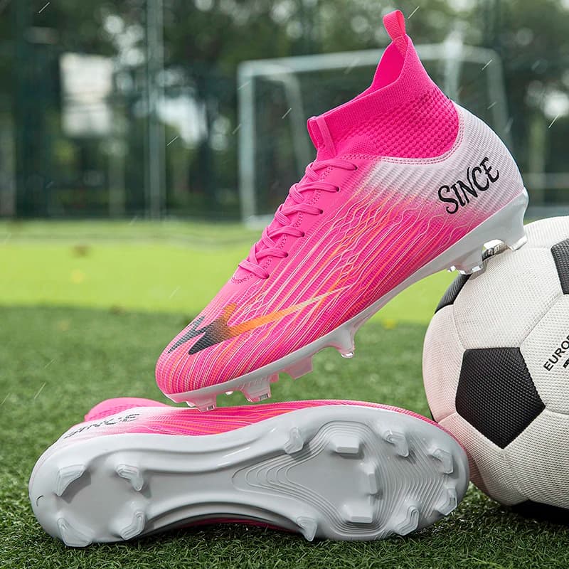 New Men Professional Football Boots Training Shoes Outdoor Sport Non-Slip Soccer Shoes Match Sneakers Grass Ultralight Unisex