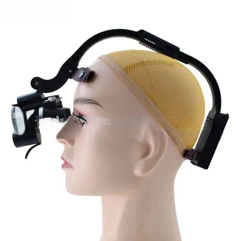 1 PC Lente d'ingrandimento binoculare dentale Accessori Lente d'ingrandimento orale per ispezione montata sulla testa 2.5x3.5x