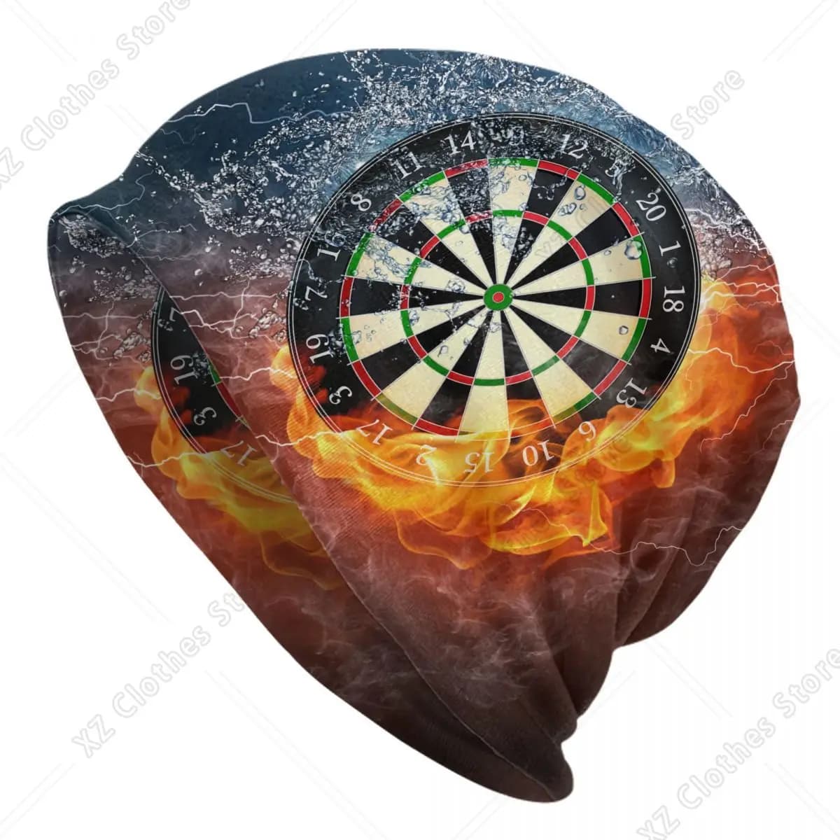 Personalizzato Dart Board Bonnet Cappelli Moda Cappello di lavoro a maglia Uomo Donna Caldo inverno Freccia Tiro con l'arco Bersaglio Dard Board Skullies Berretti Berretti