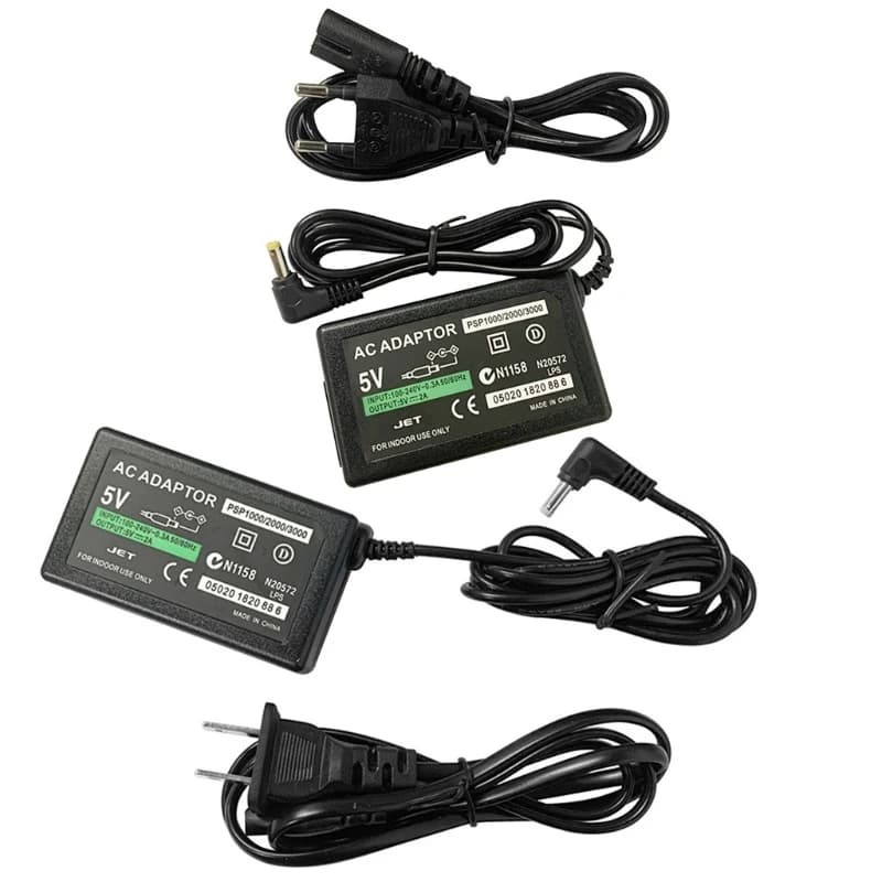 Spina ue/usa 5V alimentatore adattatore ca caricatore da muro domestico per Sony PlayStation portatile PSP 1000 2000 3000 cavo di ricarica