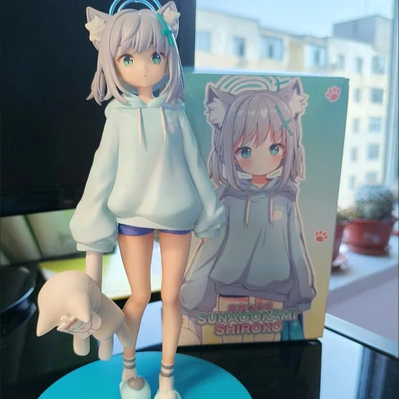 20 centimetri Blu Archivio Sunaookami Shiroko Pigiama Anime Figure Modelli di Gioco Modelli di Statua Bambola Giocattoli Da Collezione Ornamento Regali della Bambola