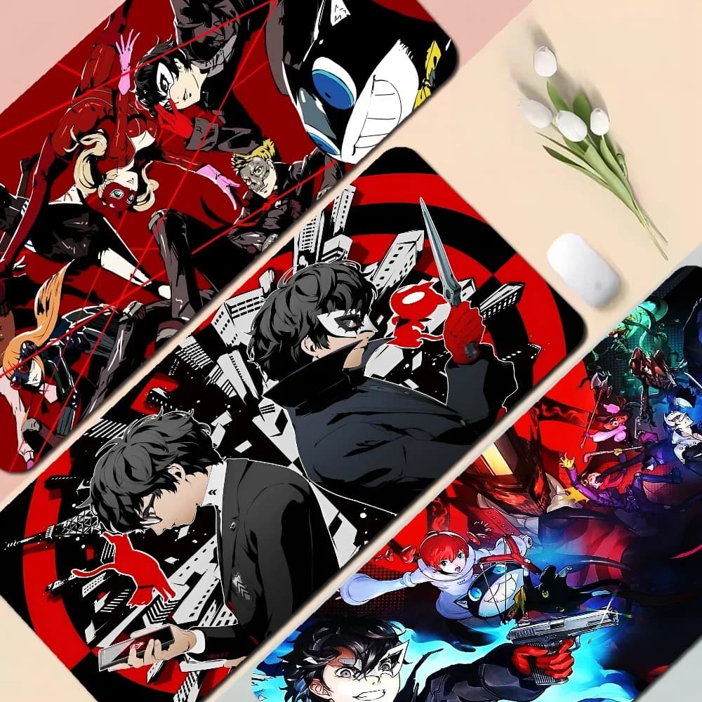 P-persona 5 C-classic Anime Extra Large Gaming Computer portatile Tappetino da scrivania Tappetino per mouse Tappetino per mouse Notbook Mousepad Gamer