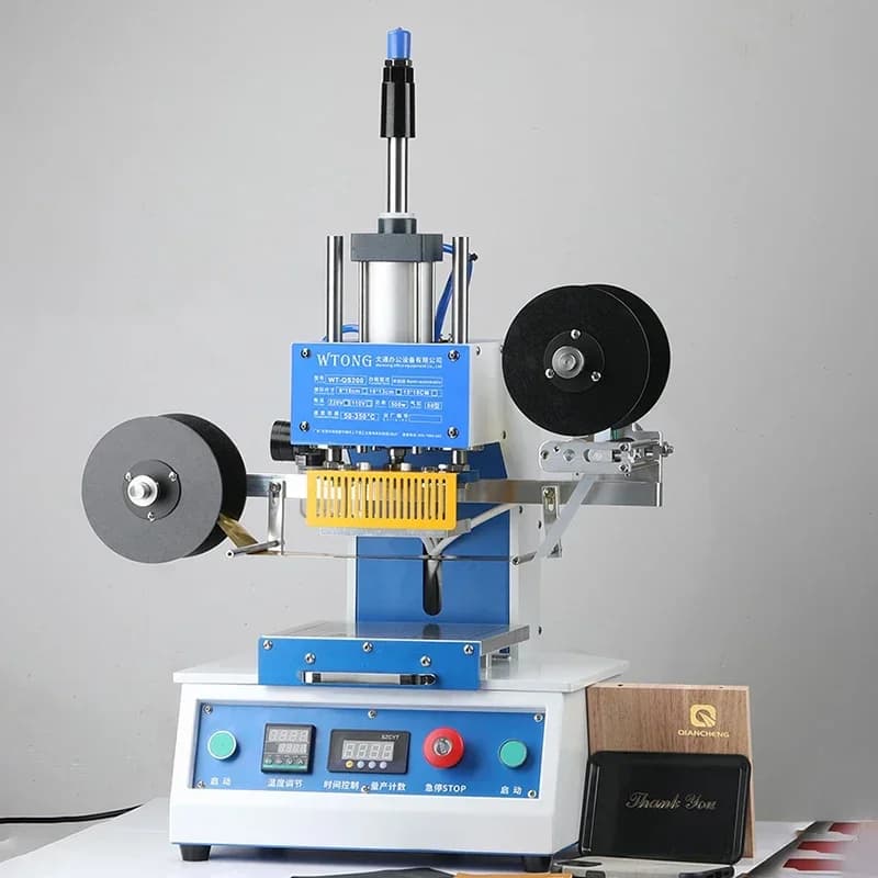 Macchina per goffratura pneumatica da taglio da 500 W: supporto per trasferimento e sublimazione, adatta per fogli per stampa a caldo e carta dorata, 110 V/220 V