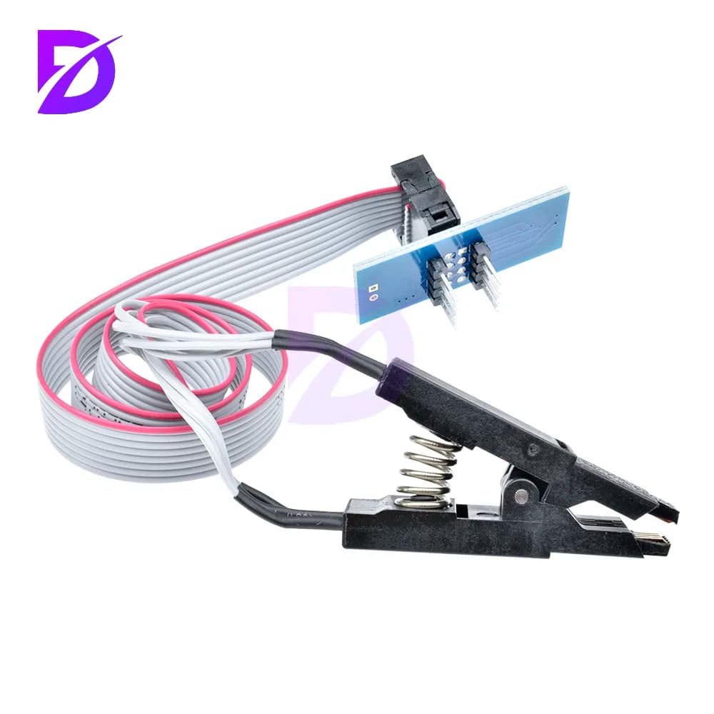WCH341A 24 25 Serie EEPROM Flash BIOS Modulo programmatore USB SOIC8 SOP8 Clip di test per EEPROM 93CXX / 25CXX / 24CXX KIT FAI DA TE