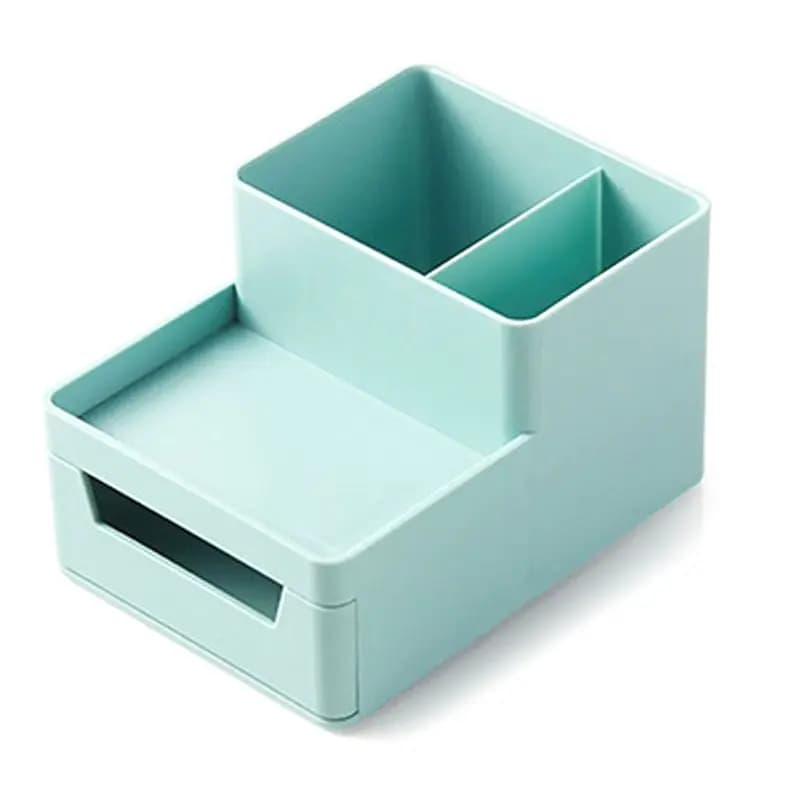 Organizzatore per Pennelli da Trucco, Mini Contenitore per Cosmetici da Scrivania, Organizzazione per Prodotti Skincare, per Scrivania, Toeletta, Bancone del Bagno