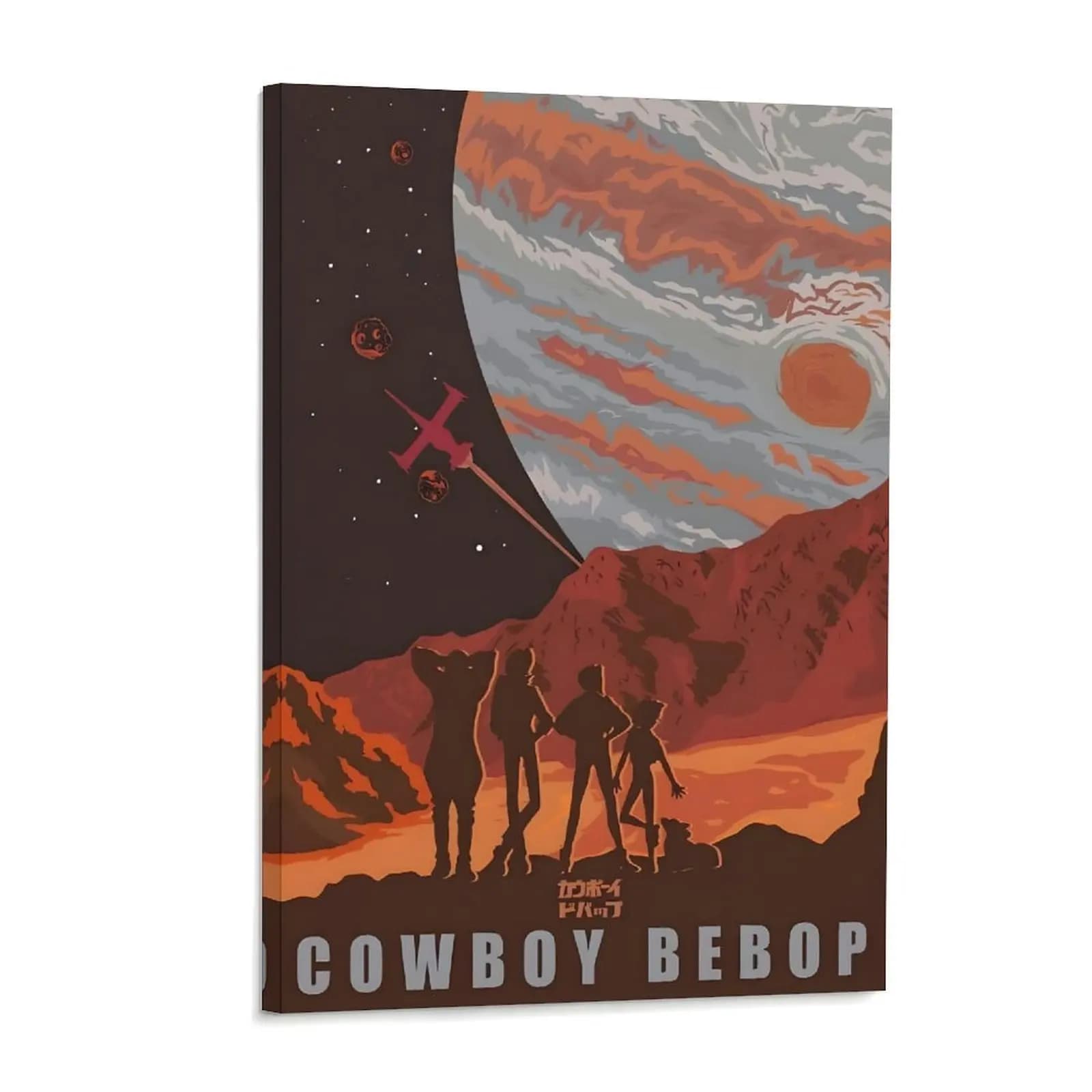 Cowboy Bebop Anime Poster Aesthetic SciFi Canvas Wall Art Posters Painting Decoration for Home Bedroom Dorm Bathroom Decor Gift
