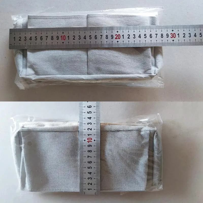 Nuovo Cesto Portaoggetti Sospeso, Scaffale Porta Telecomandi e Libri, Borsa Portaoggetti da Dormitorio con Gancio, Tasca da Comodino