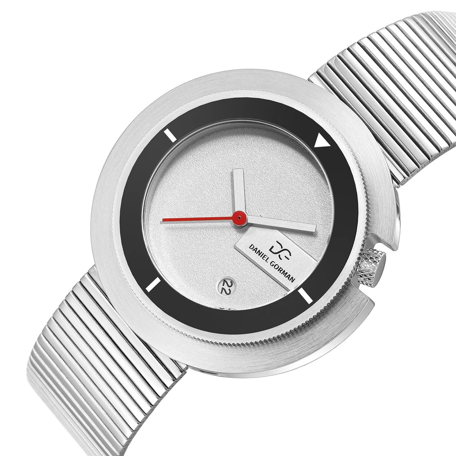 Nuovo design minimalista, orologio al quarzo, movimento giapponese, cinturino in acciaio inossidabile, impermeabile e luminoso, vetro zaffiro