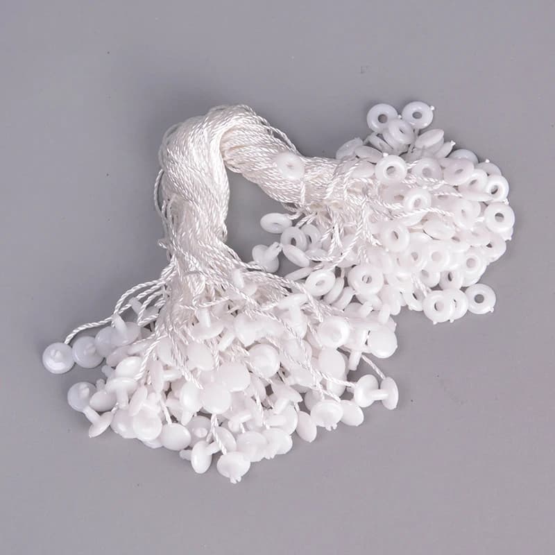 1000pcs/lot Double Slot Hang Tags Various Shapes Oval Square Rectangle Ready Stock with Strings