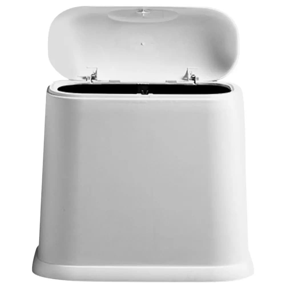 Cestino per Rifiuti Compatto a Fessura Stretta, Moderno Contenitore in Plastica per Cucina, Bagno, Sala Arti e Mestieri, Piccolo Bidone per Rifiuti