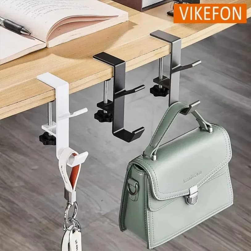 Headphone Stand Multifunctional Table Side Hanging Storage Rack for Sony/Airpods Max Gaming Headset Bag Universal Metal Holder