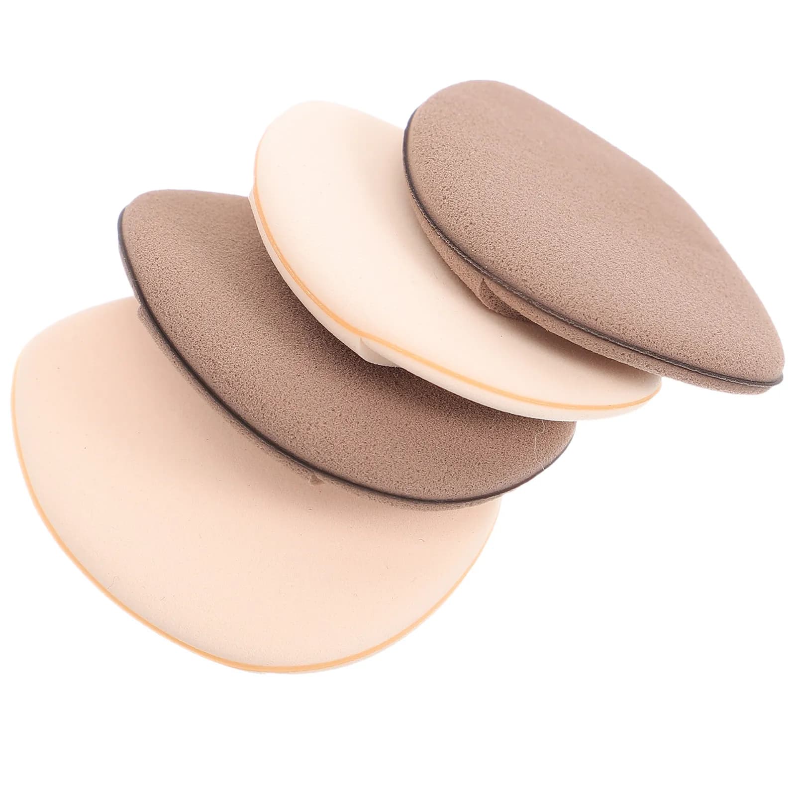 4Pcs Mini Powder Makeup Puff Concealer Foundation Setting Gentle Texture Skin Friendly Portable