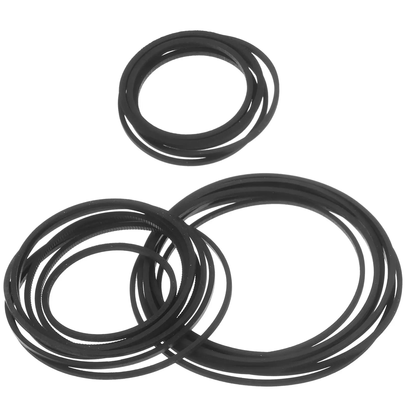 40 Pieces Rubber Straps for Recorder, Flexible Spare Parts for Cassette Reader, Transmission Belts for Fluid Operation Tape Recorder