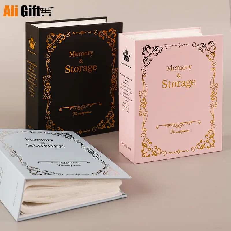 Cornice per album fotografico per scrapbooking, 100 tasche, da 6 pollici, per bambini