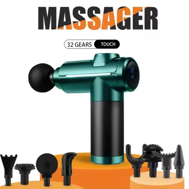 Mini Pistola Massaggiante Portatile per Tessuti Profondi, Ricaricabile USB, Massaggiatore a Percussione Manuale, per Massaggio Fasciale Corporeo